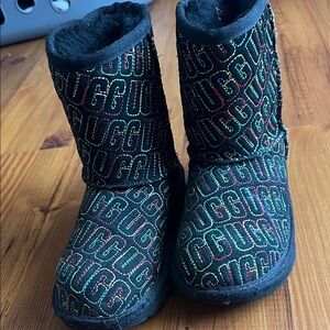 Gucci Black Shearling Boots